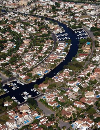 Aerial view of Empuriabrava